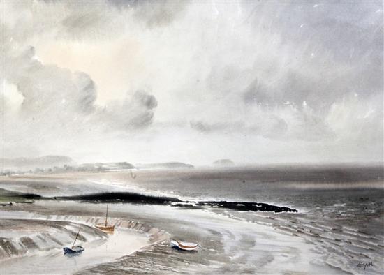 Roland Vivian Pitchforth (1895–1982) Marshes at Clevedon, 16 x 22.5in.
